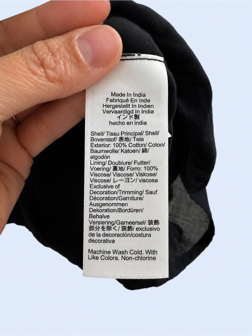 J Crew NWOT Breezy Black 100% Cotton Mini Dress | Medium - Picture 3 of 4